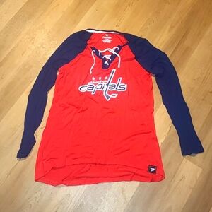 Fanatics Washington Capitals Women's Longsleeve T-Shirt.